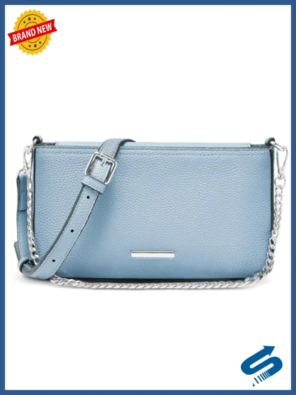 Faux Leather Crossbody Bag for Women Compact Satchel with Adjustable Strap